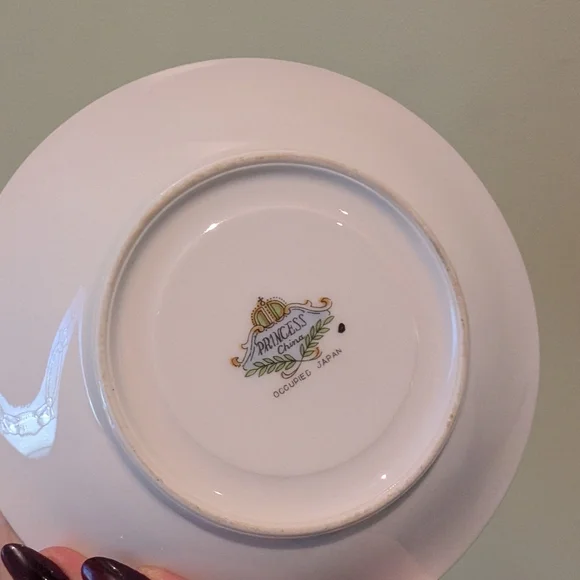 Prince China White and Gold Teacup - Picture 6 of 8
